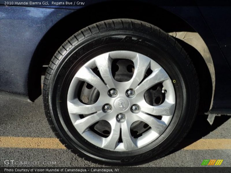 Regatta Blue / Gray 2010 Hyundai Elantra GLS