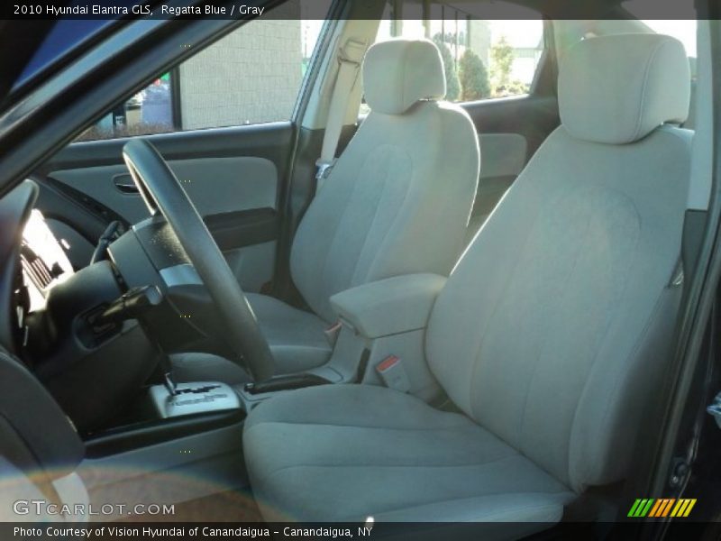 Regatta Blue / Gray 2010 Hyundai Elantra GLS