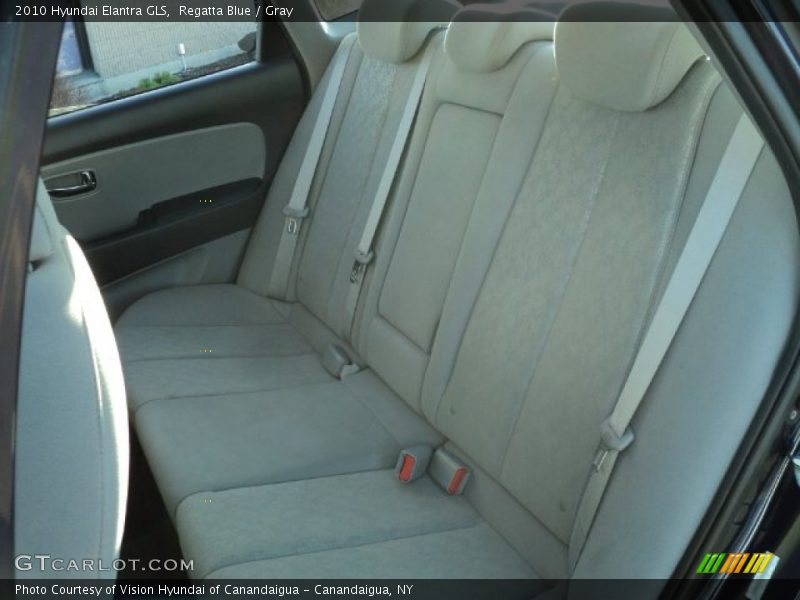 Regatta Blue / Gray 2010 Hyundai Elantra GLS