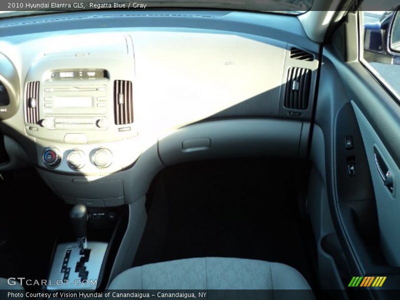 Regatta Blue / Gray 2010 Hyundai Elantra GLS
