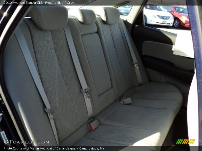 Regatta Blue / Gray 2010 Hyundai Elantra GLS