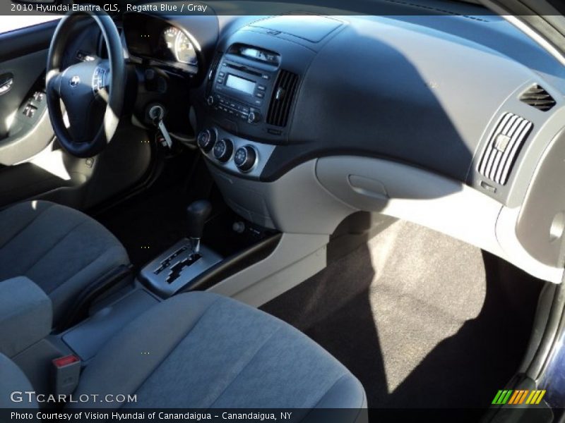 Regatta Blue / Gray 2010 Hyundai Elantra GLS