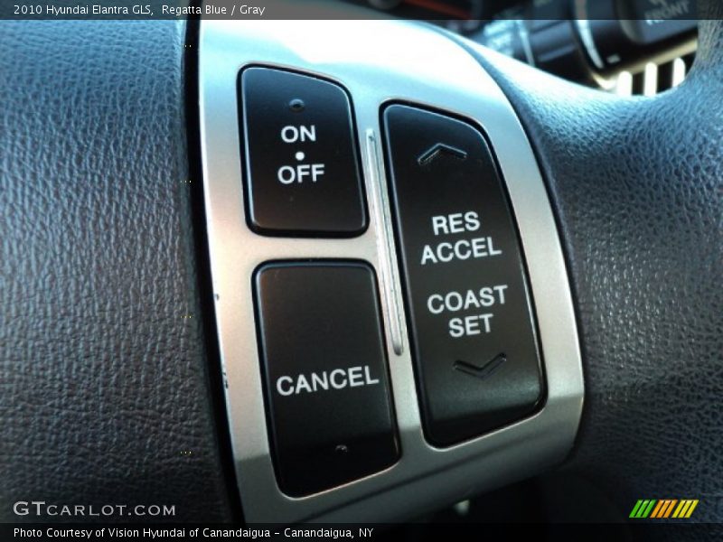 Regatta Blue / Gray 2010 Hyundai Elantra GLS