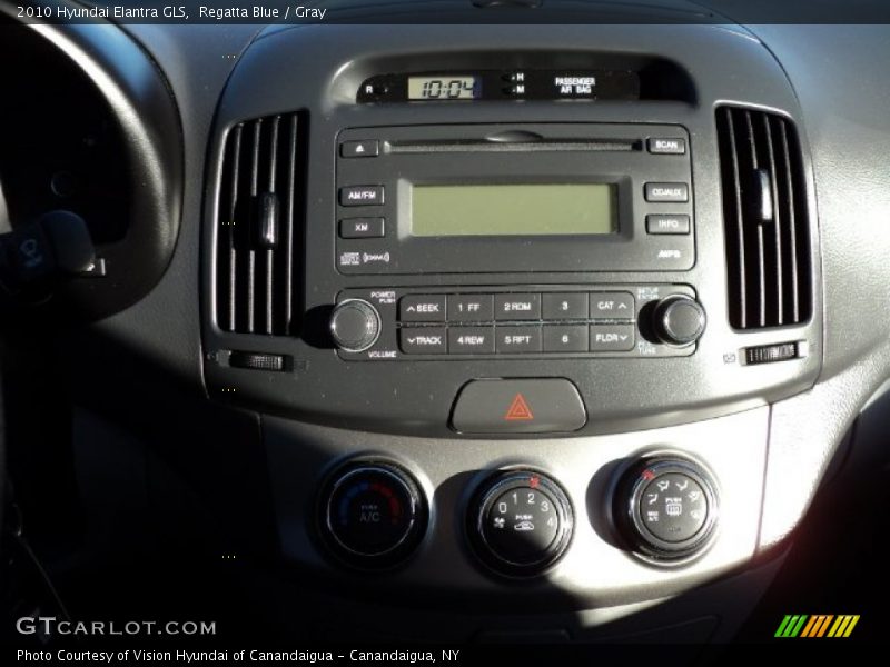 Regatta Blue / Gray 2010 Hyundai Elantra GLS