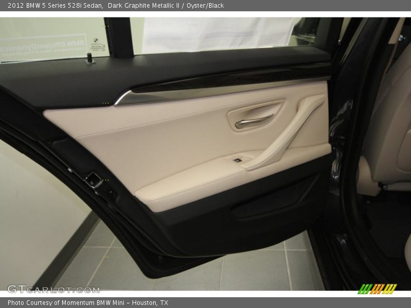 Dark Graphite Metallic II / Oyster/Black 2012 BMW 5 Series 528i Sedan