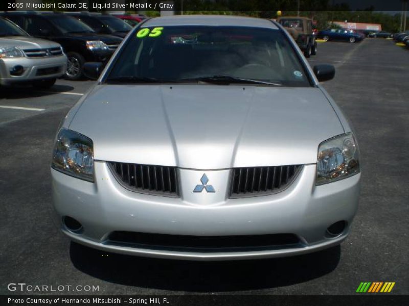 Liquid Silver Metallic / Gray 2005 Mitsubishi Galant DE