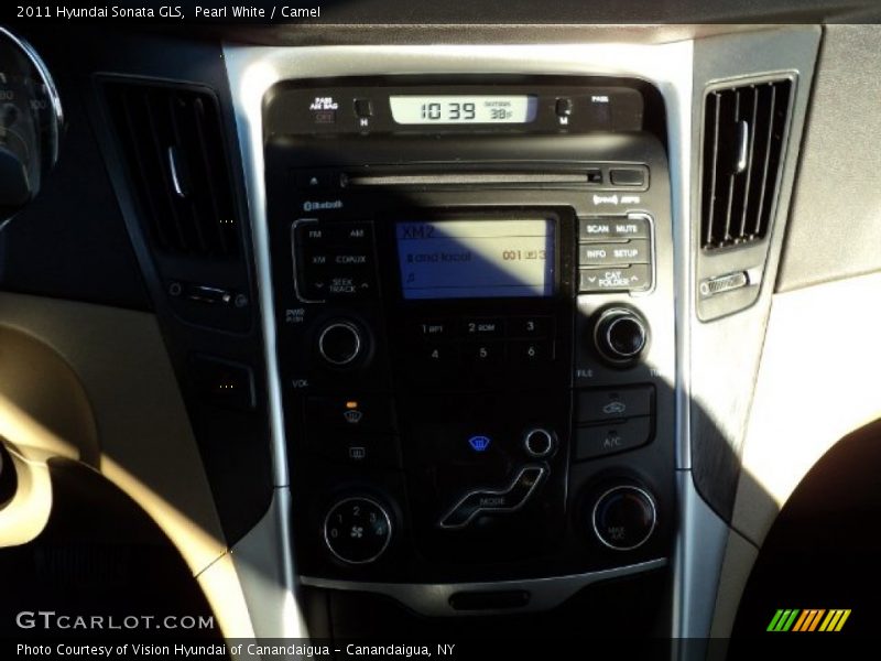 Pearl White / Camel 2011 Hyundai Sonata GLS