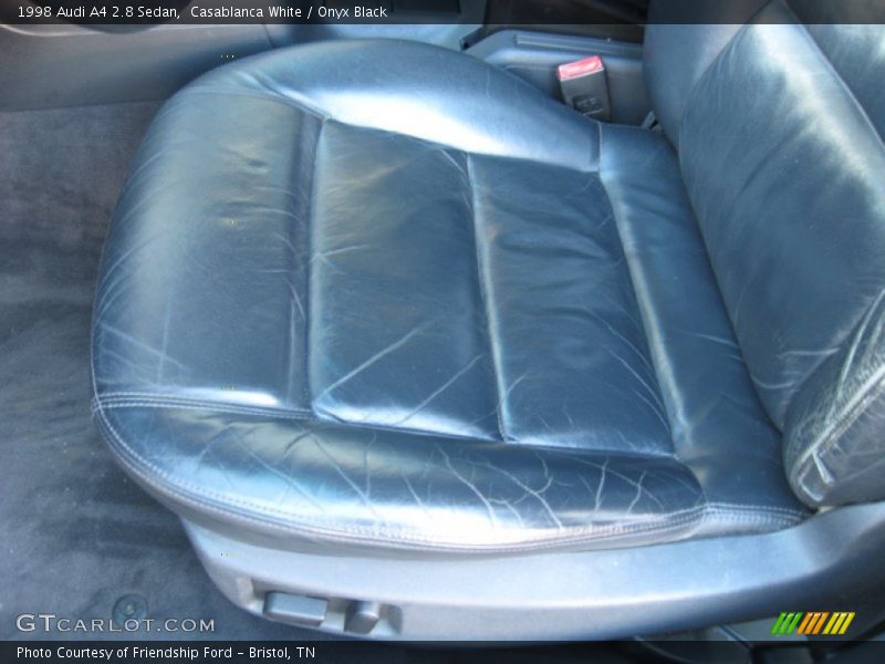 Casablanca White / Onyx Black 1998 Audi A4 2.8 Sedan