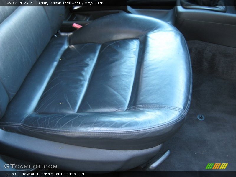 Casablanca White / Onyx Black 1998 Audi A4 2.8 Sedan