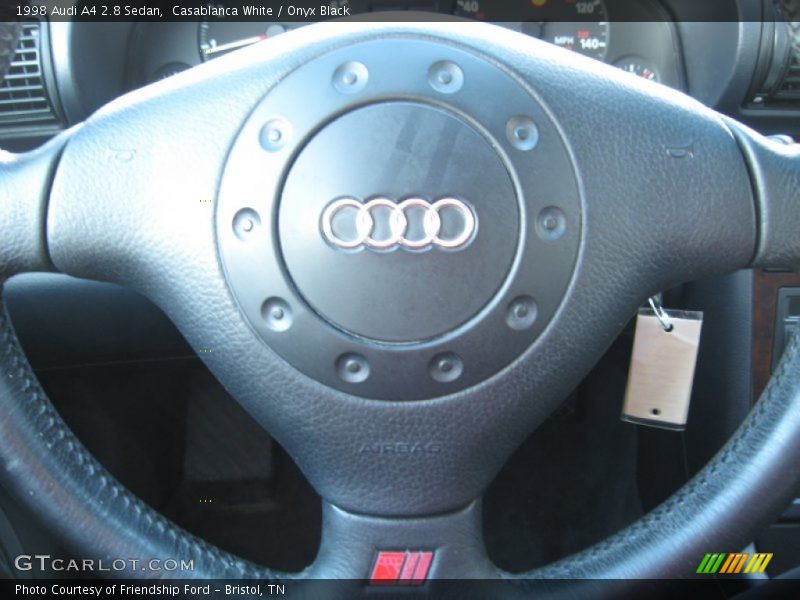 Casablanca White / Onyx Black 1998 Audi A4 2.8 Sedan