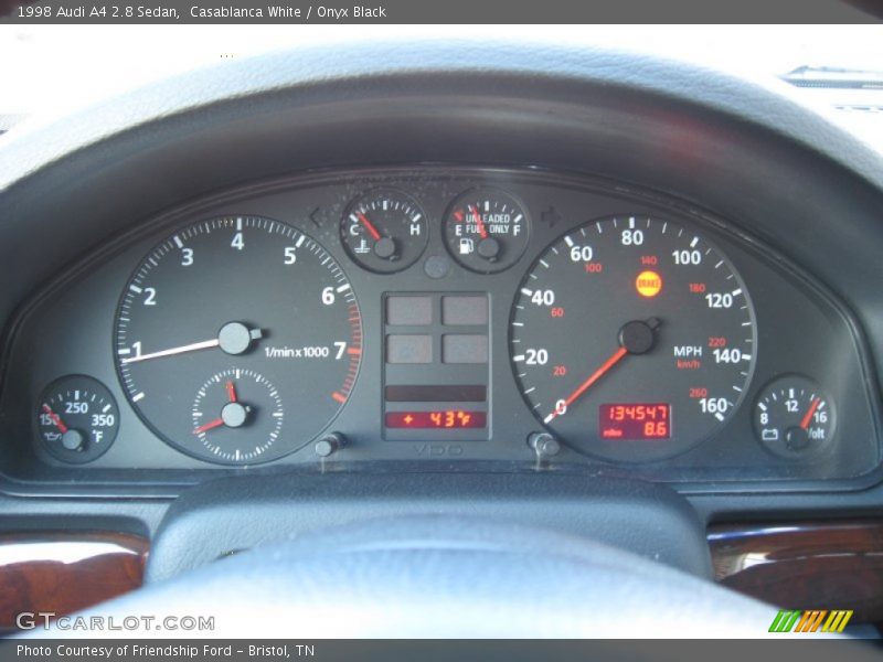  1998 A4 2.8 Sedan 2.8 Sedan Gauges