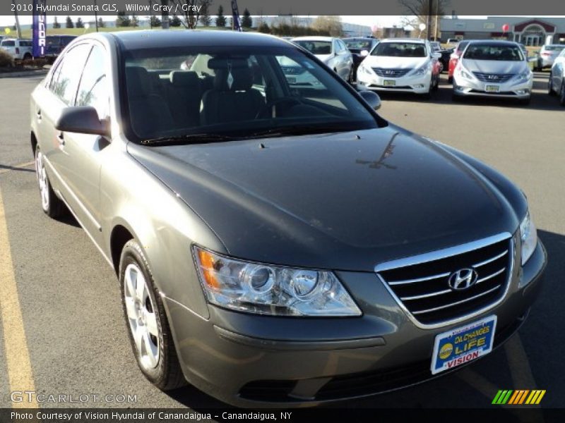 Willow Gray / Gray 2010 Hyundai Sonata GLS