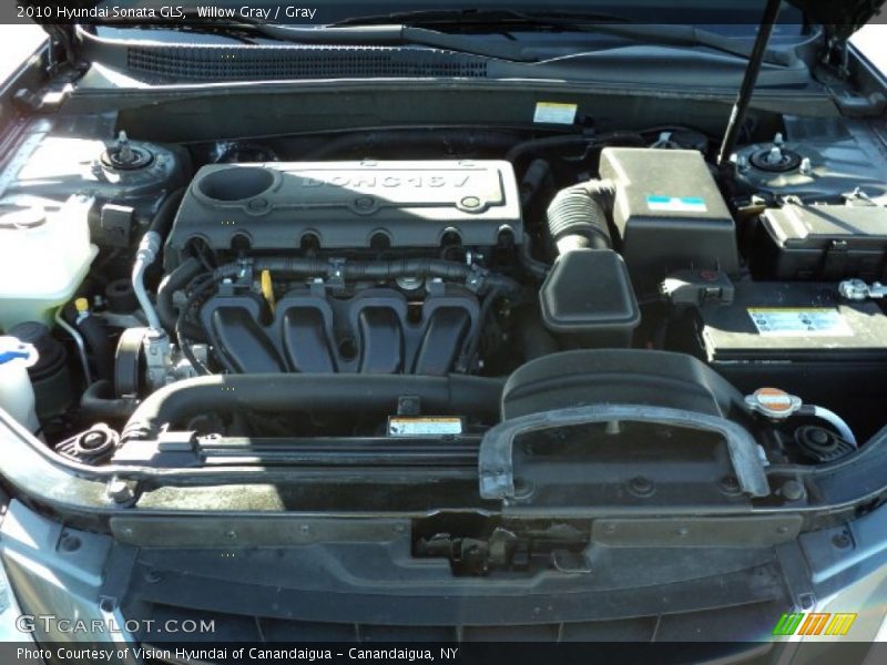 Willow Gray / Gray 2010 Hyundai Sonata GLS
