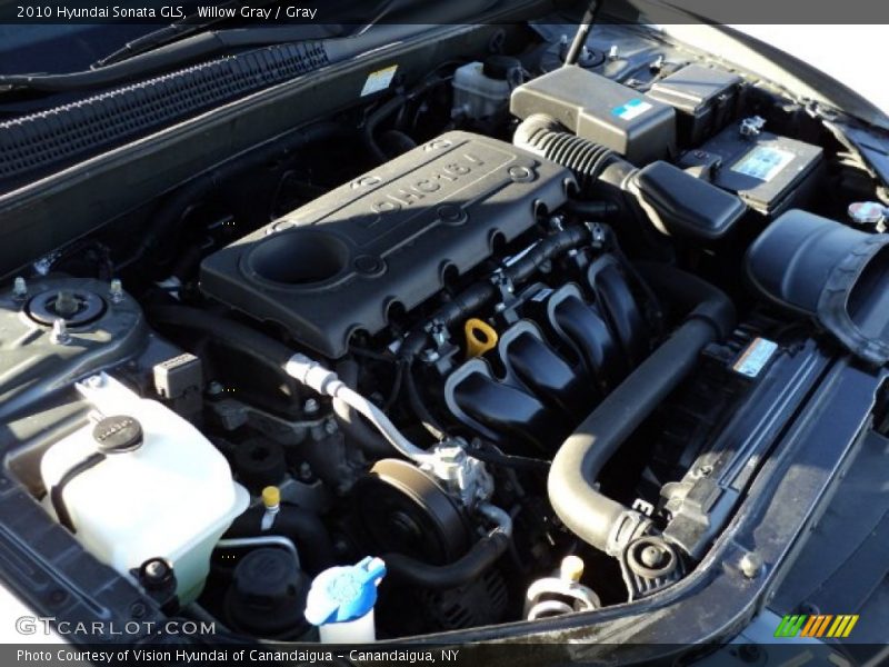 Willow Gray / Gray 2010 Hyundai Sonata GLS
