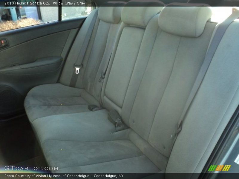 Willow Gray / Gray 2010 Hyundai Sonata GLS
