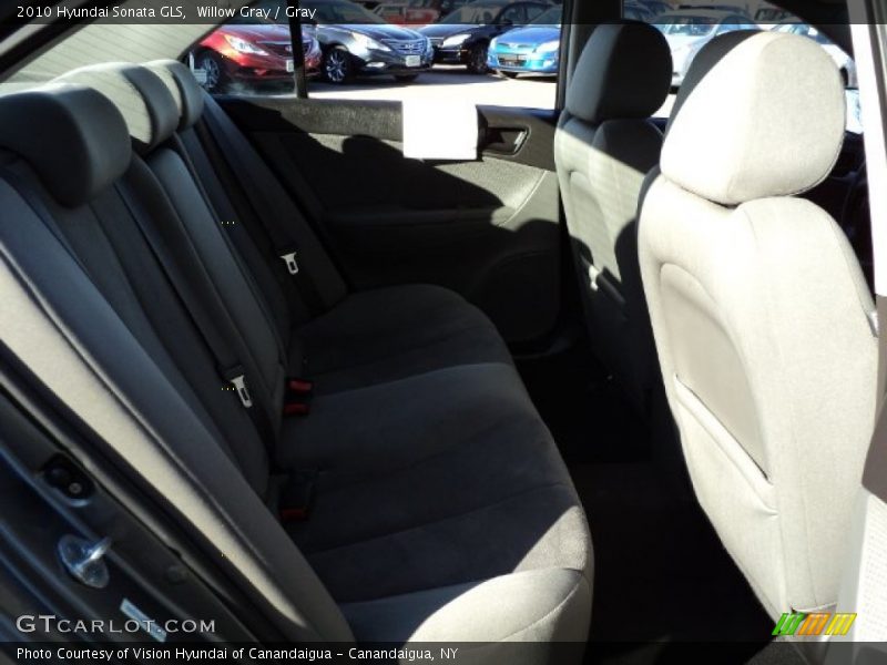 Willow Gray / Gray 2010 Hyundai Sonata GLS