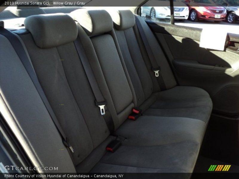 Willow Gray / Gray 2010 Hyundai Sonata GLS