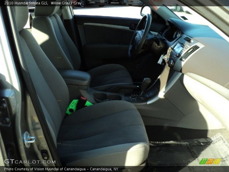 Willow Gray / Gray 2010 Hyundai Sonata GLS
