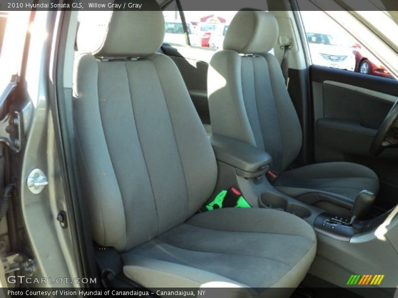 Willow Gray / Gray 2010 Hyundai Sonata GLS
