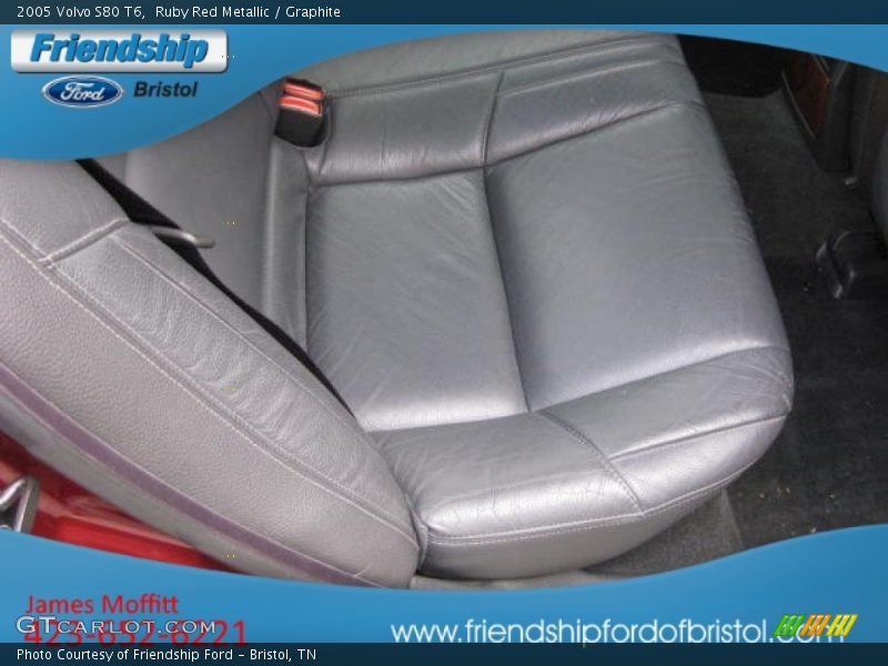 Ruby Red Metallic / Graphite 2005 Volvo S80 T6