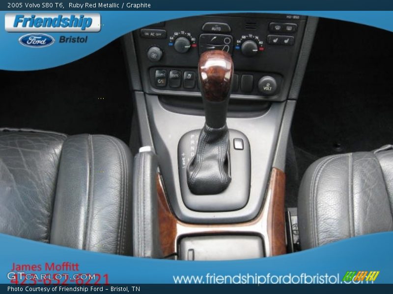 Ruby Red Metallic / Graphite 2005 Volvo S80 T6