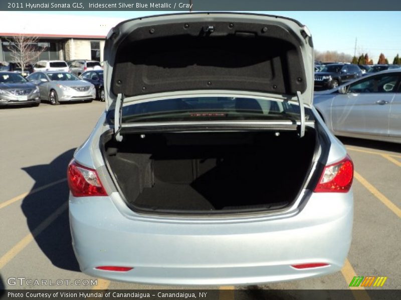Iridescent Silver Blue Metallic / Gray 2011 Hyundai Sonata GLS