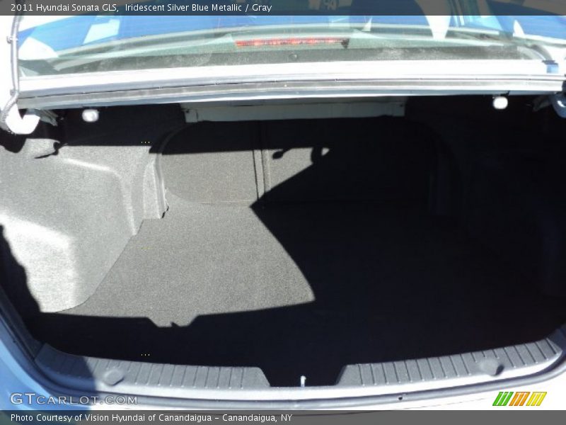 Iridescent Silver Blue Metallic / Gray 2011 Hyundai Sonata GLS