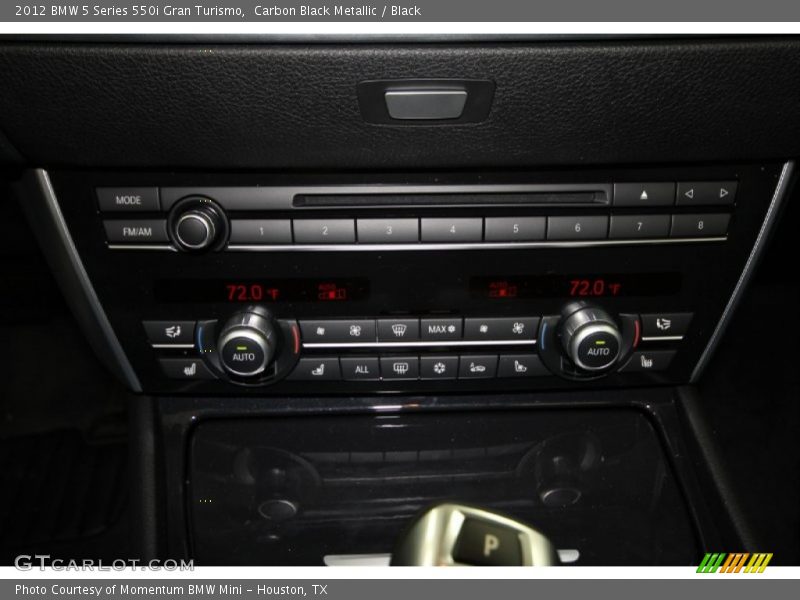 Carbon Black Metallic / Black 2012 BMW 5 Series 550i Gran Turismo