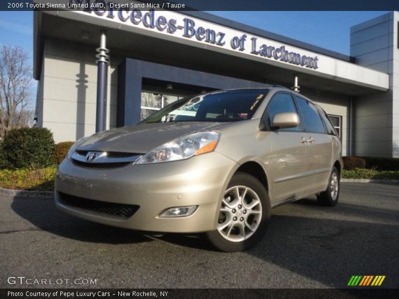 Desert Sand Mica / Taupe 2006 Toyota Sienna Limited AWD