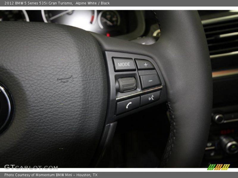 Alpine White / Black 2012 BMW 5 Series 535i Gran Turismo