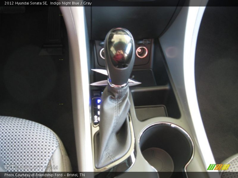 Indigo Night Blue / Gray 2012 Hyundai Sonata SE