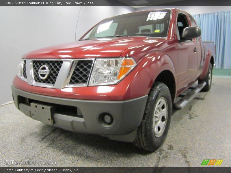 Red Brawn / Steel 2007 Nissan Frontier XE King Cab