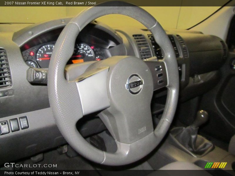 Red Brawn / Steel 2007 Nissan Frontier XE King Cab