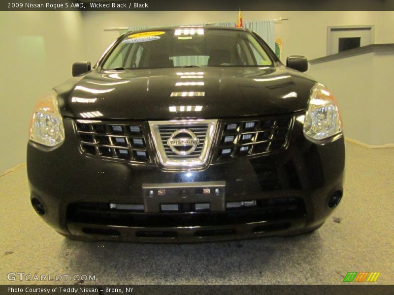 Wicked Black / Black 2009 Nissan Rogue S AWD