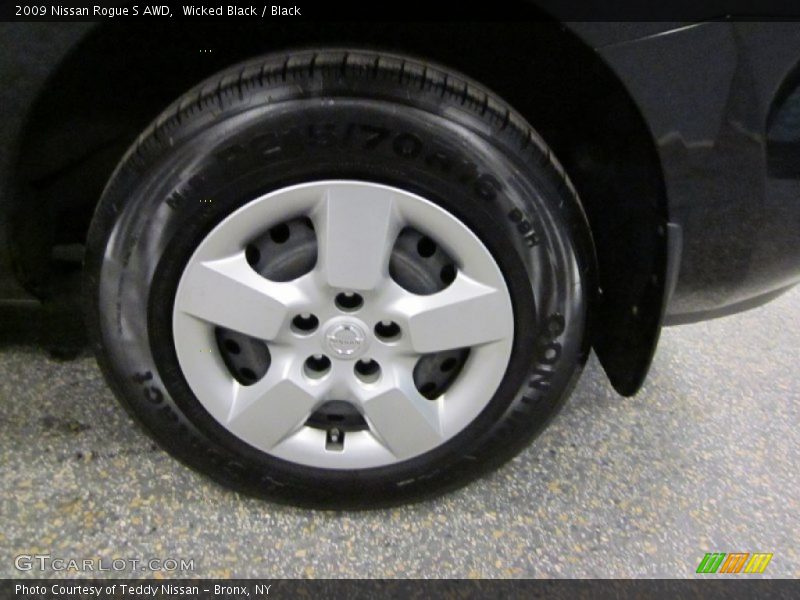 Wicked Black / Black 2009 Nissan Rogue S AWD