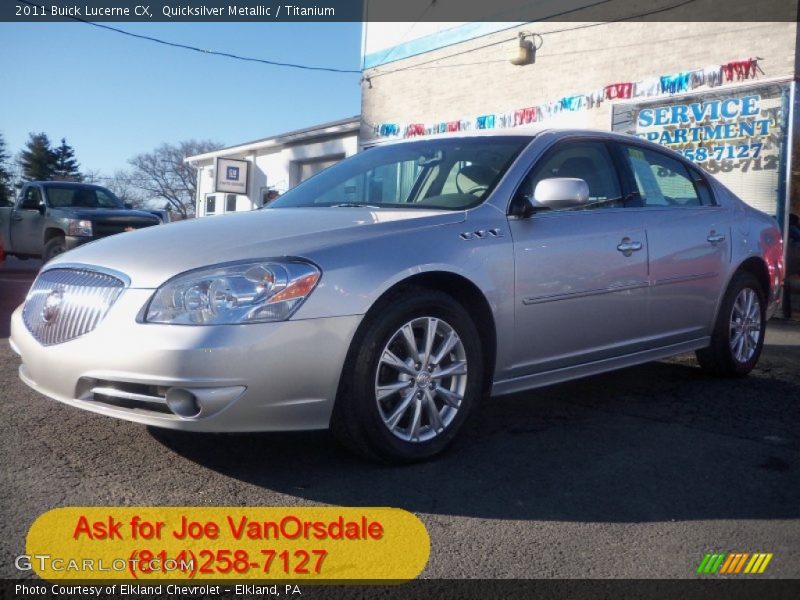 Quicksilver Metallic / Titanium 2011 Buick Lucerne CX