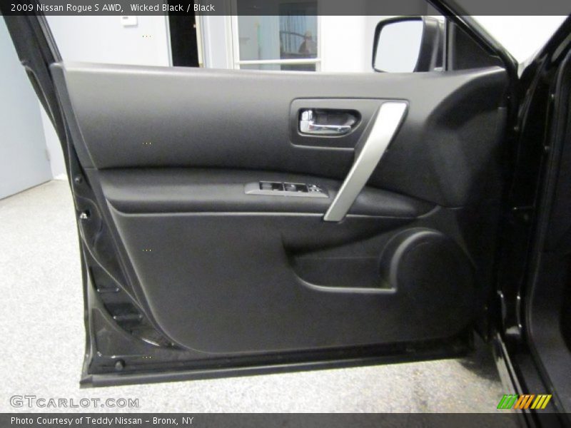 Wicked Black / Black 2009 Nissan Rogue S AWD