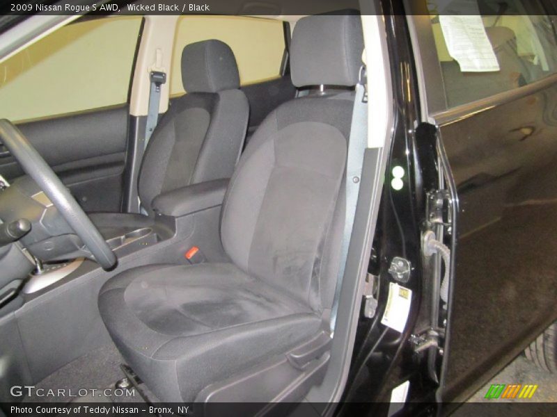 Wicked Black / Black 2009 Nissan Rogue S AWD