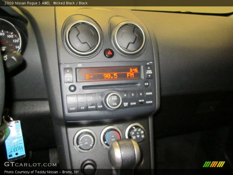 Wicked Black / Black 2009 Nissan Rogue S AWD