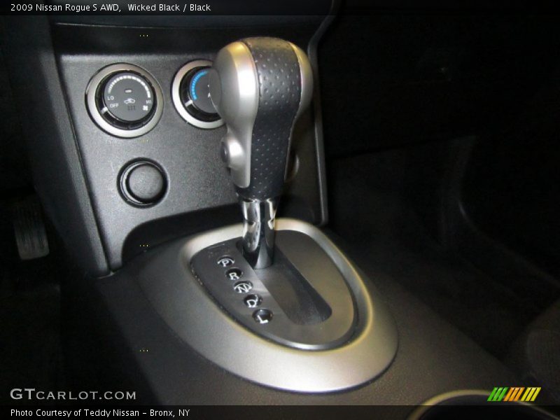 Wicked Black / Black 2009 Nissan Rogue S AWD