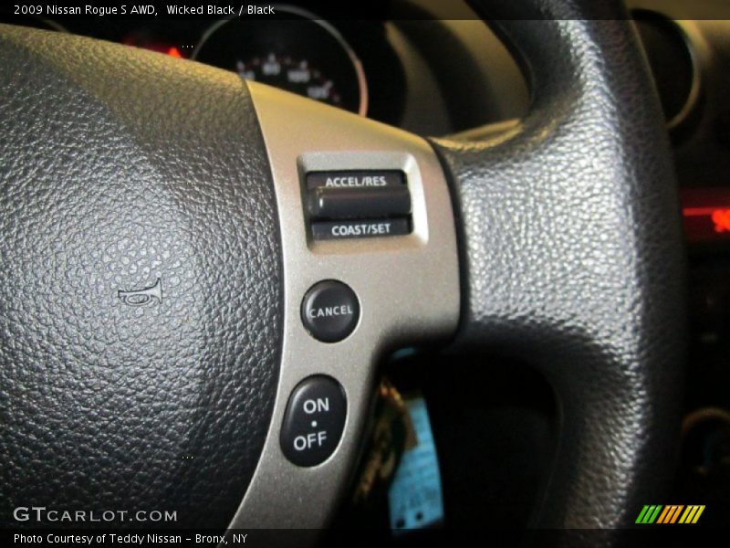 Wicked Black / Black 2009 Nissan Rogue S AWD