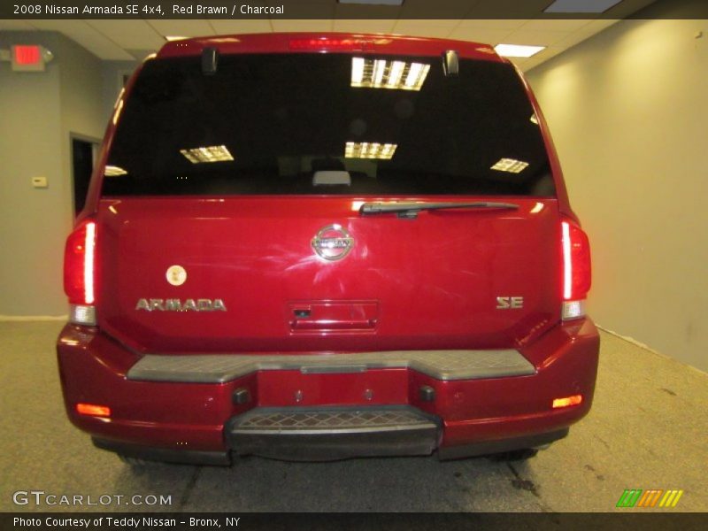 Red Brawn / Charcoal 2008 Nissan Armada SE 4x4