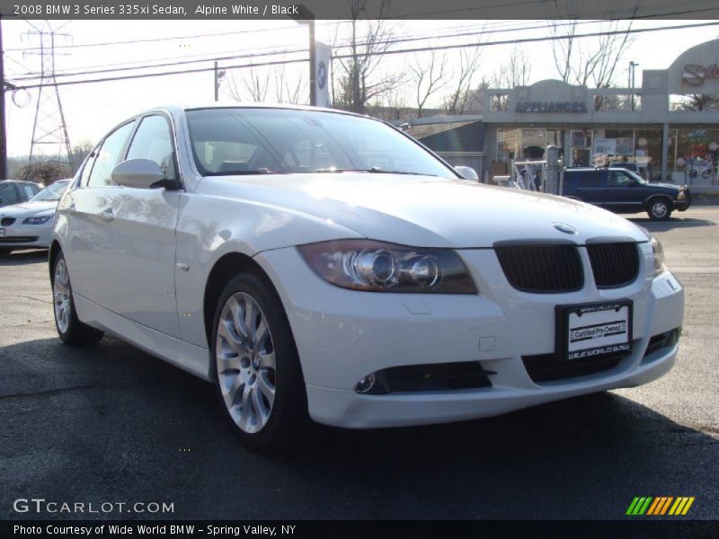 Alpine White / Black 2008 BMW 3 Series 335xi Sedan