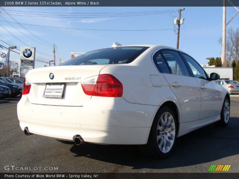 Alpine White / Black 2008 BMW 3 Series 335xi Sedan