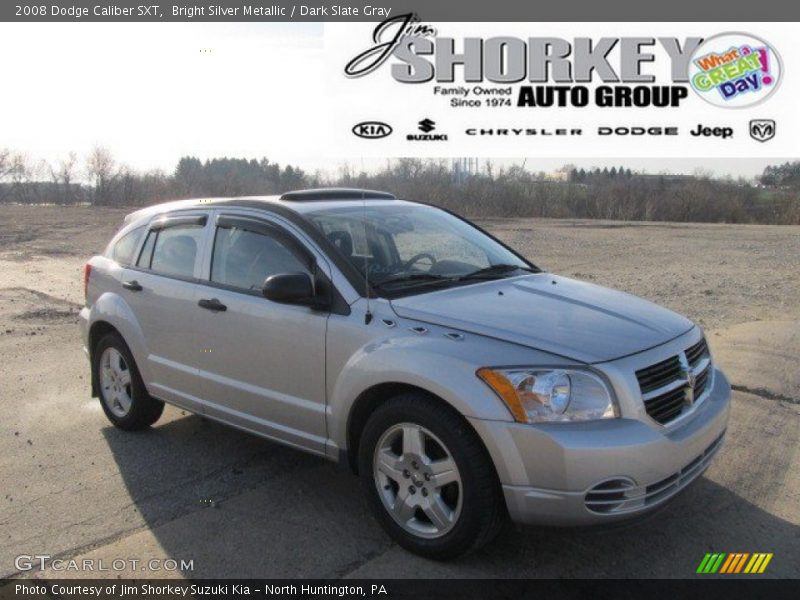 Bright Silver Metallic / Dark Slate Gray 2008 Dodge Caliber SXT
