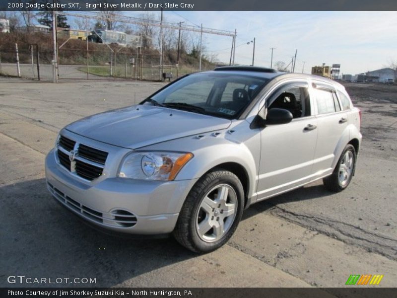 Bright Silver Metallic / Dark Slate Gray 2008 Dodge Caliber SXT