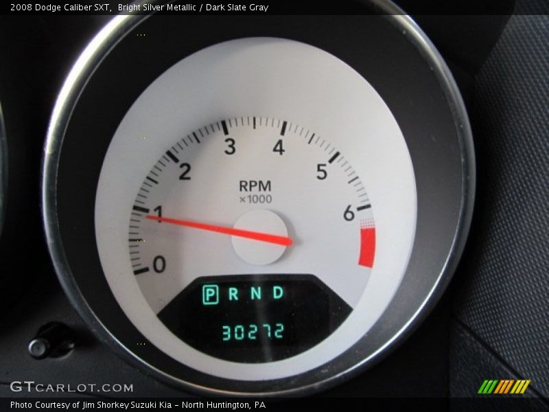 Bright Silver Metallic / Dark Slate Gray 2008 Dodge Caliber SXT