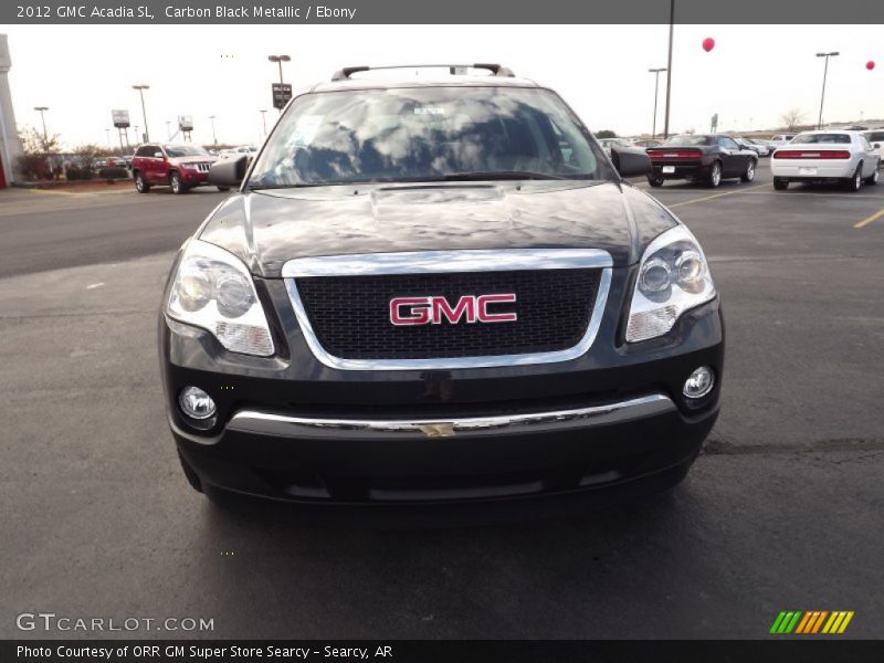 Carbon Black Metallic / Ebony 2012 GMC Acadia SL