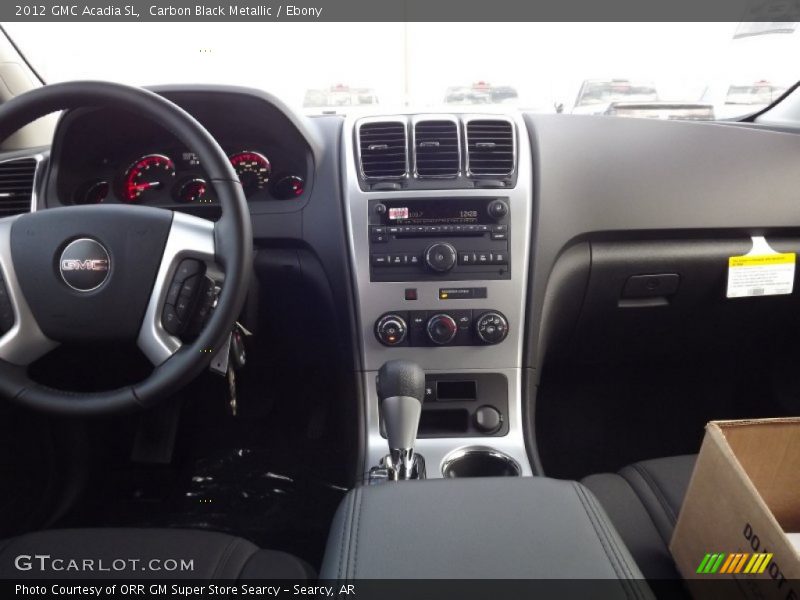 Carbon Black Metallic / Ebony 2012 GMC Acadia SL