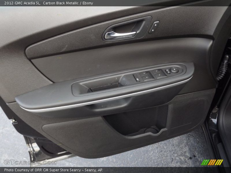 Carbon Black Metallic / Ebony 2012 GMC Acadia SL